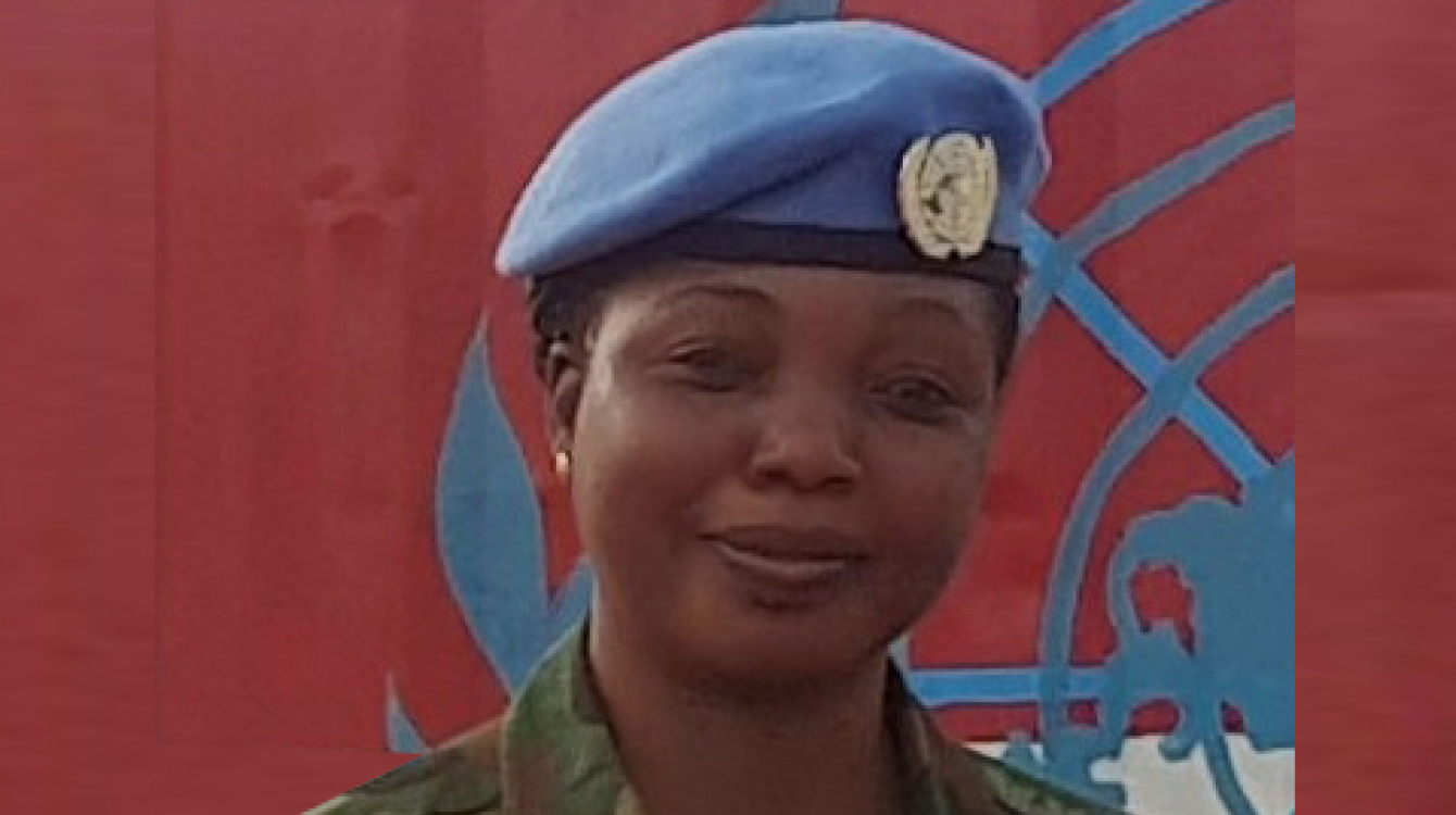 Roseline Stephen Agwai, from Nigeria, serving in the Democratic Republic of the Congo (DRC)