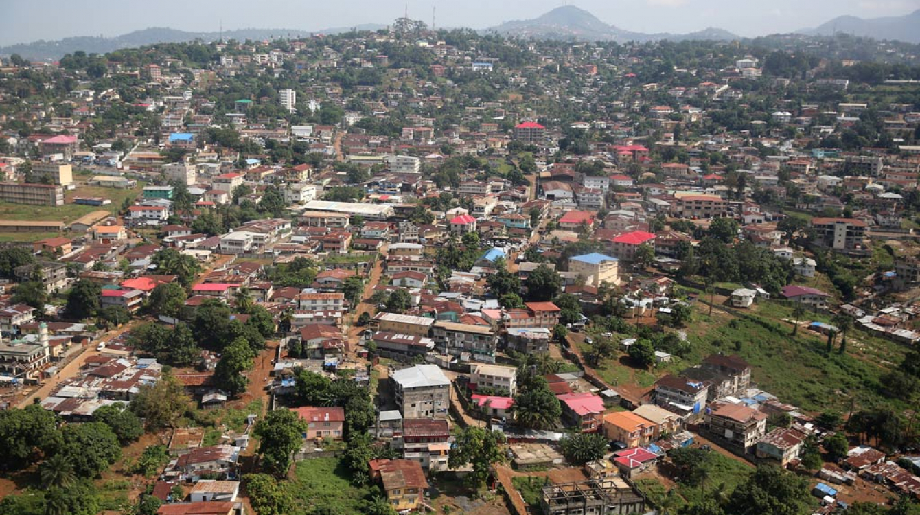 Freetown, la capitale du Sierra Leone. Photo Dominic Chavez/Banque mondiale