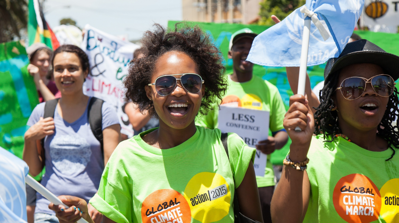  South African climate activists. Photo: Ashraf Hendricks /Anadolu Agency/Getty Images