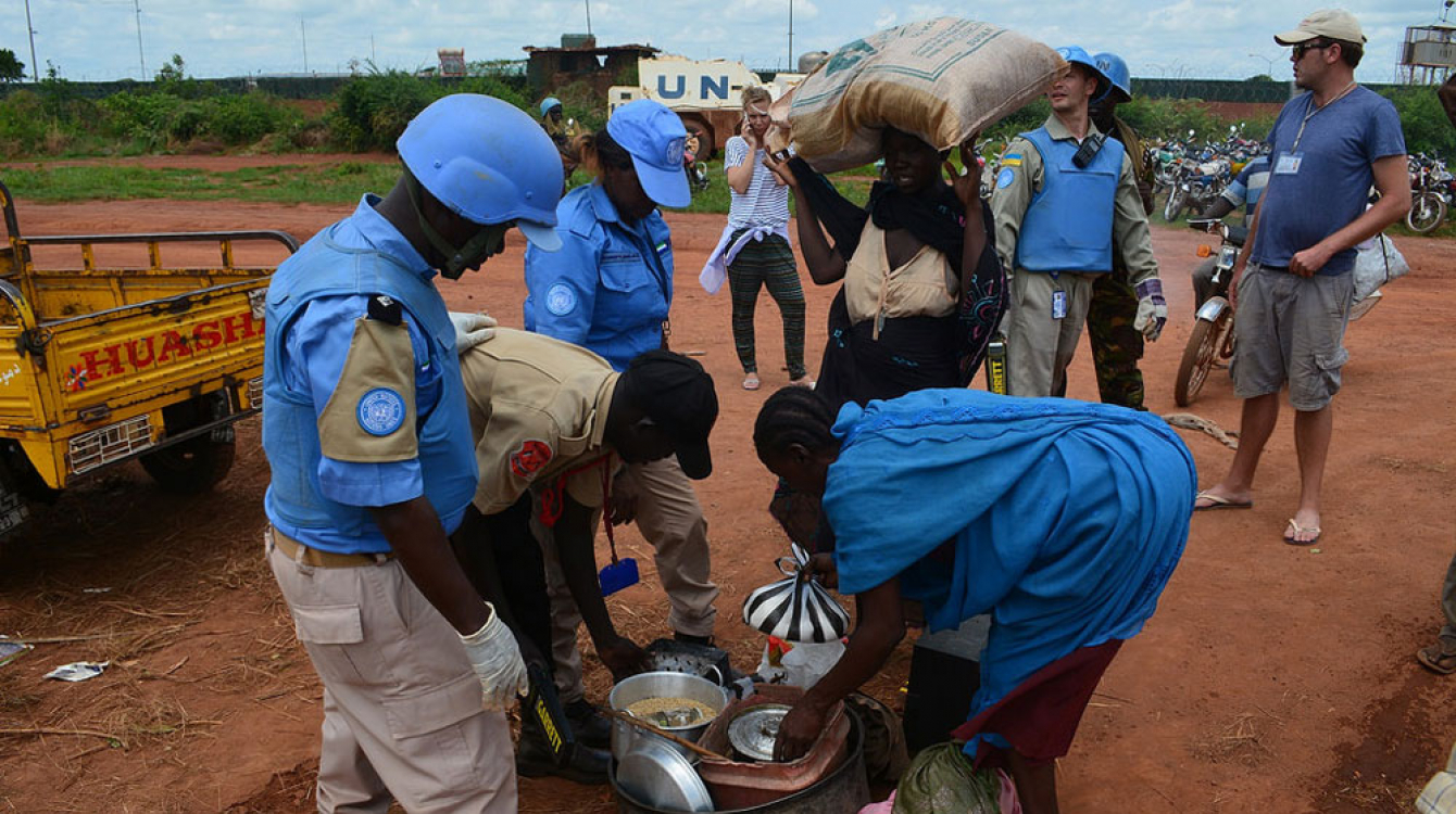 The UN Mission in South Sudan (UNMISS) provides protection to civilians fleeing recent violence in Wau. Photo: UNMISS