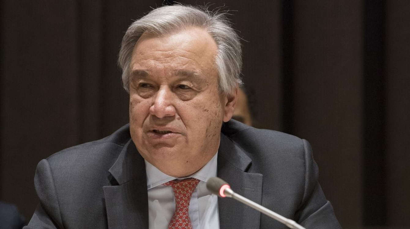 United Nations Secretary-General António Guterres.