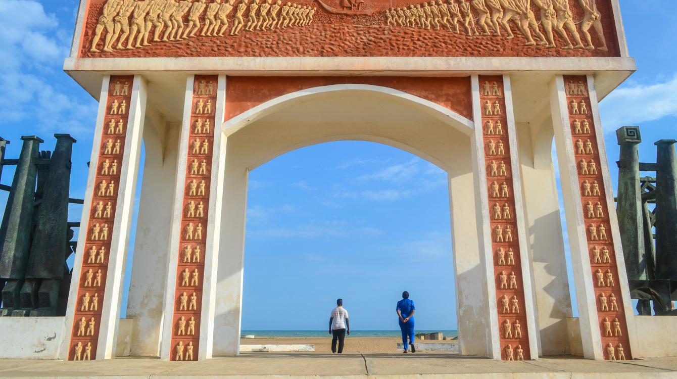 Porte de non-retour à Ouidah, Bénin.
