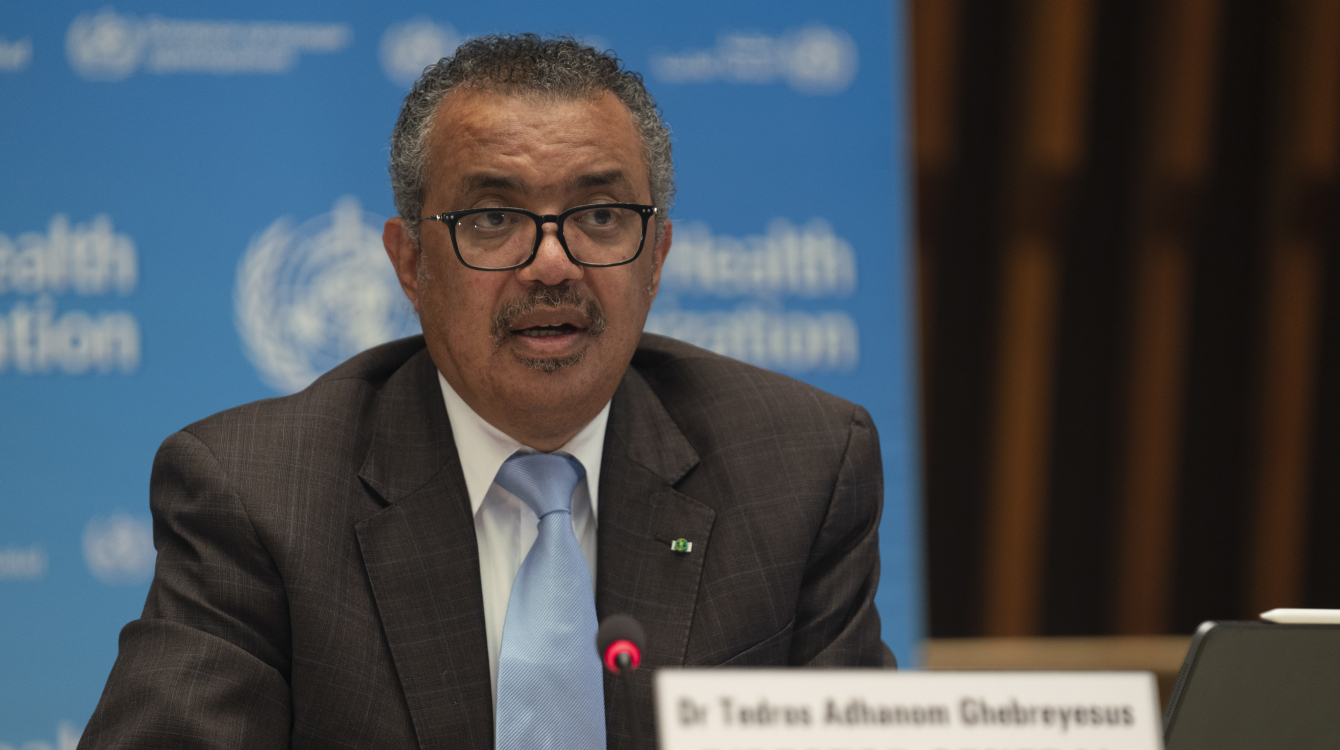 WHO Director-General Dr Tedros Adhanom Ghebreyesus