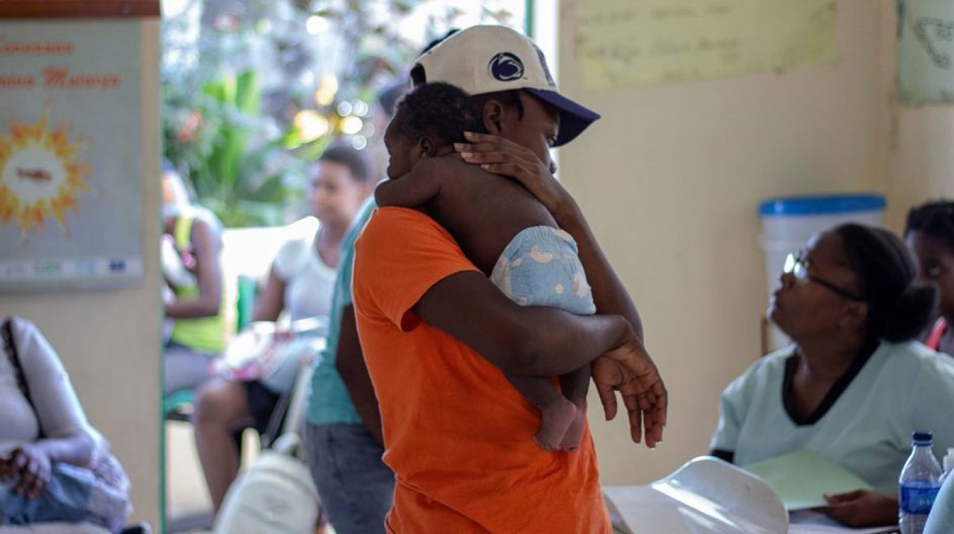 Maternal care services are close to a standstill in Haiti.