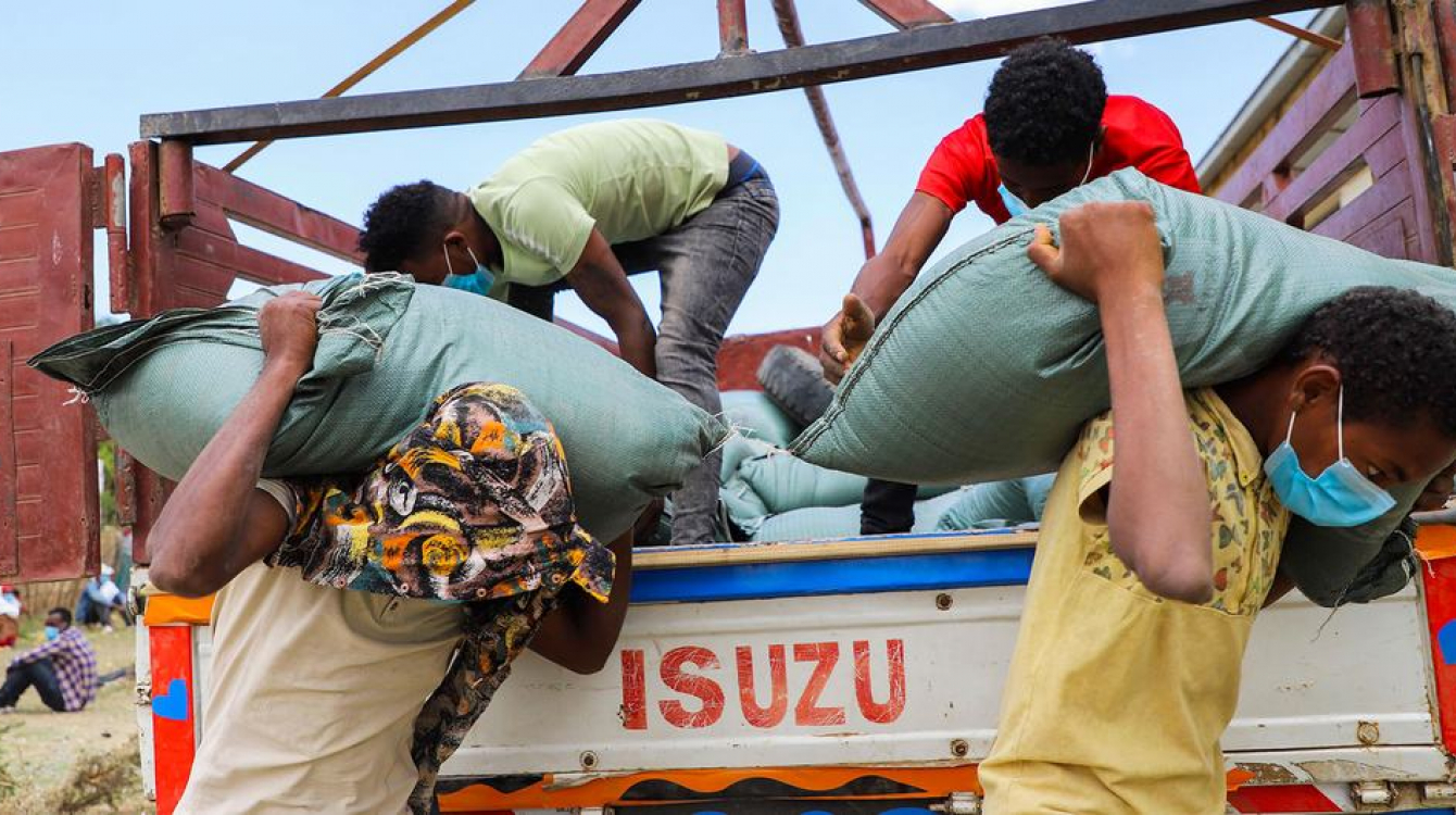 La FAO et ses partenaires ont livré 262 tonnes d'engrais dans la région de Tigray en Éthiopie.