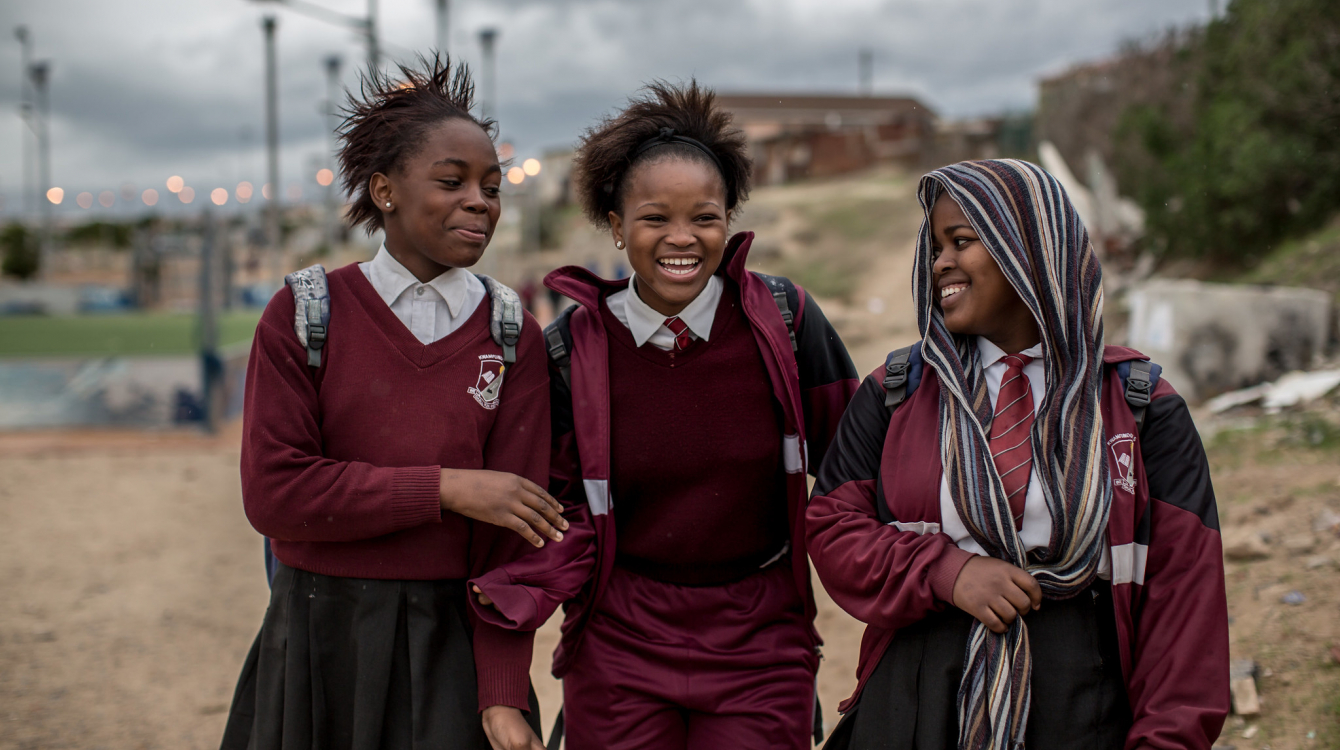 South African school girls