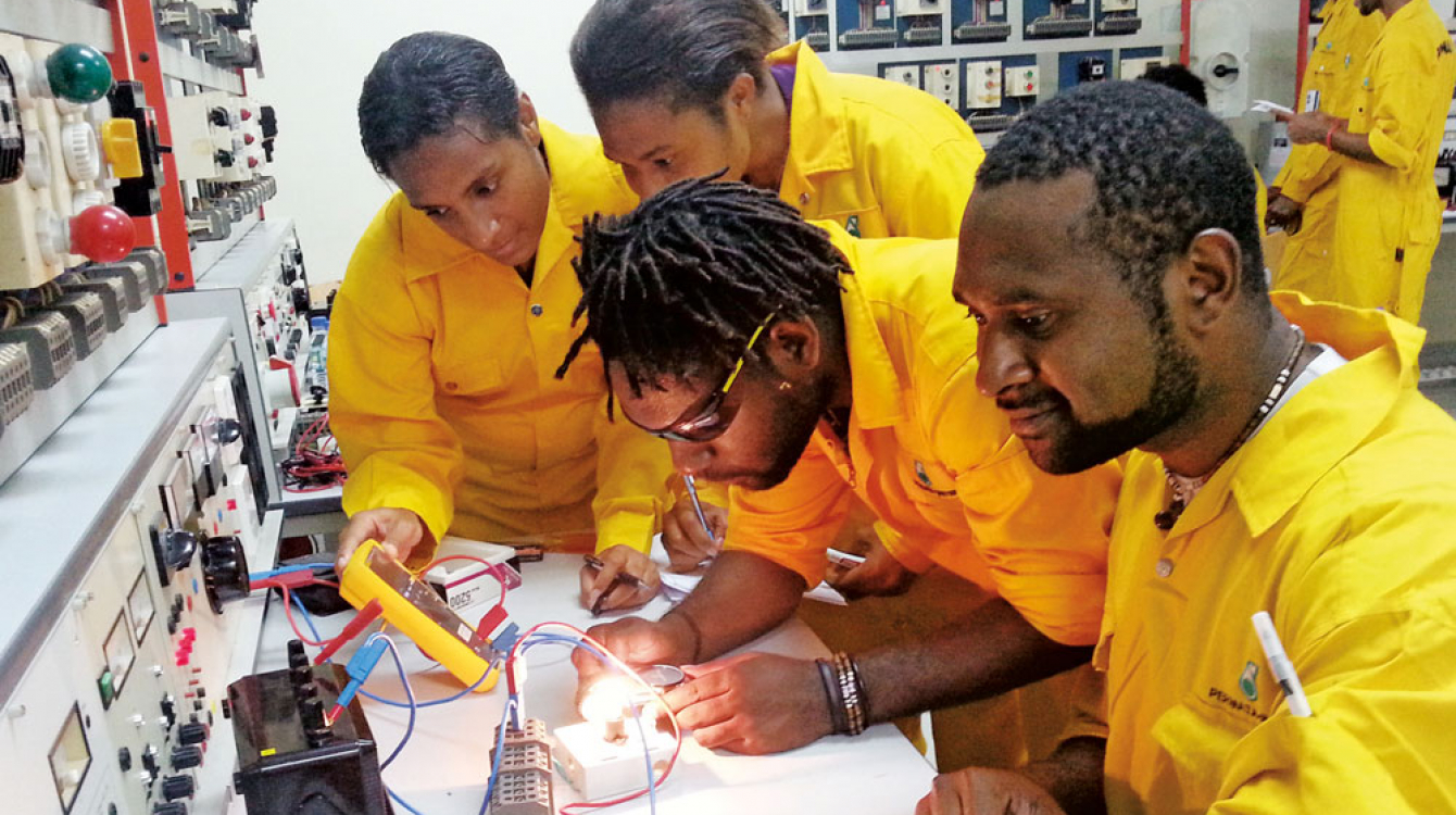 ExxonMobil’s leadership development training programs. Photo © ExxonMobil