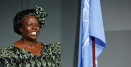 Wangari Maathai at Copenhagen Climate Conference