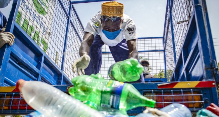 An image of plastic bottles