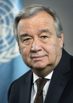 United Nations Secretary-General António Guterres.