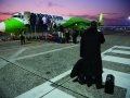 Travellers boarding a Kulula.com jet, South Africa’s first budget airline, at Durban International Airport. Photo: AMO/David Larsen