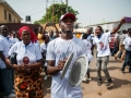 Liberian political party supporters celebrate an election victory. Photo: UN /Albert González Farran