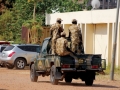 Soldiers in South Sudan guarding the airport in Juba. Photo: Raphael Obonyo