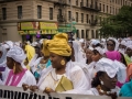 Sengalese at cultural parade in Harlem in New York. Photo: Alamy / Richard Levine