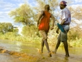 A flooded road. Photo: AMO/B. Karlie