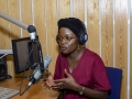 Merveille-Noella Mada-Yayoro, 29, ni mwandishi wa habari na mtayarishaji wa Guira FM