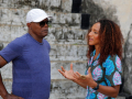  Afua Hirsch (Right) and Actor Samuel L  Jackson