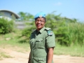 L’inspectrice en chef Doreen Malambo, servant dans la mission des Nations Unies au Sud Soudan