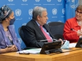 Le Secrétaire général António Guterres informe la presse.