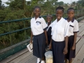 Des filles dans les zones rurales du Liberia.