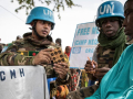 UN peacekeepers providing free medical assistance to isolated communities 