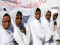 Students from the Midwifery School of El Fasher, North Darfur, commemorate International Women’s Day. Photo: UN Photo/Albert González Farran