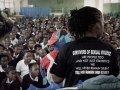 School children in Cape Town, South Africa, attend a theatre show that educates them about rape. Photo: Panos/George Philipas