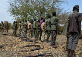 Child soldiers released in South Sudan. Photo: UNICEF/2015/South Sudan/Sebastian Rich