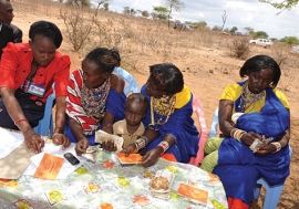 A table banking session in Samburu, Kenya.   DPPS