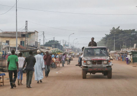 Une rue de Bangui, la capitale de la République centrafricaine. Photo MINUSCA