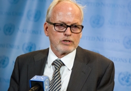 Nicholas Kay, former Special Representative of the Secretary-General and Head of the UN Assistance Mission in Somalia (UNSOM). 