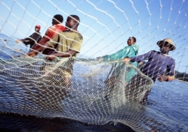 Fishermen in Inhaca Island, Mozambique.  