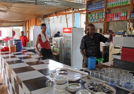 Somalis prepare coffee for customers in a  Mogadishu  restaurant. Photo: AP Photo/Farah Abdi Warsameh