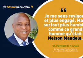 Le docteur Morissanda Kouyaté, Guinée, est co-lauréat du prix Nelson Mandela 2020