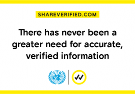 Verified will provide information around three themes:  science — to save lives; solidarity ...