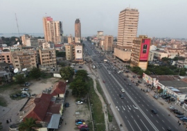 Vue du centre-ville de Kinshasa, la capitale de la République démocratique du Congo. Photo MONUSCO/Myriam Asmani