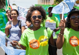  South African climate activists. Photo: Ashraf Hendricks /Anadolu Agency/Getty Images