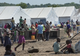 Le camp de réfugiés d’Imvepi, dans le nord de l’Ouganda. Photo ONU/Mark Garten