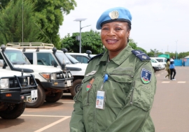 Chief Warrant Officer Alizeta Kabore Kinda of Burkina Faso 
