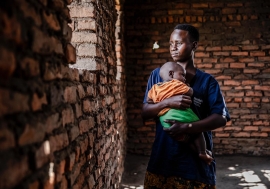 Ricksani Alice, 19, was married at a young age but is now back in school, hoping to complete her ...