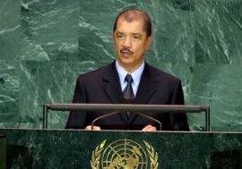 President James Alix Michel of the Seychelles