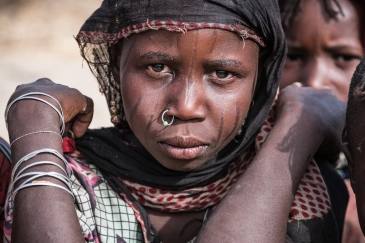 A girl displaced with her family by Boko Haram insurgents from their home on an island in Lake Chad, in Melea village, Lake Region, Chad. Photo: UNICEF/Sokhin