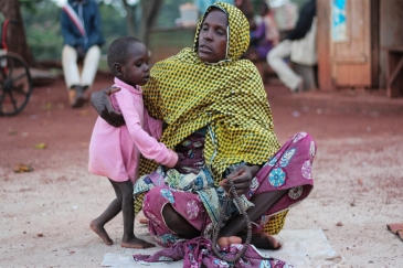 La malnutrition et les maladies frappent les femmes et les enfants de la République centrafricaine qui ont fui au Cameroun voisin. Photo IRIN/Otto Bakano