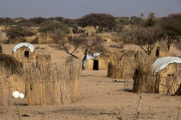 Un site de déplacés à Mellia, au Tchad. Les attaques de Boko Haram ont déplacé des millions de personnes dans les pays du Bassin du Lac Tchad. Photo OCHA/Ivo Brandau