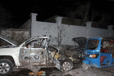 Violent extremists have carried out bombings in the Somali capital of Mogadishu on various occasions. Shown here is the aftermath of a car bomb attack on the city's Banadir Beach hotel on 25 August 2016. Photo: UN Somalia (file)