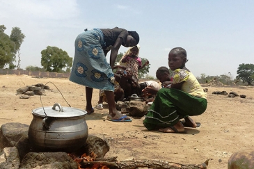 Girls in northern Nigeria prepare a meal. The crisis caused by the Boko Haram insurgency threatens to undermine development throughout the region. Photo: UNFPA Nigeria/Ololade Daniel