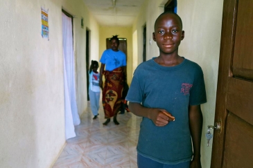 Thirteen year-old Francis from Sierra Leone lost his parents, sister and grandmother to Ebola. At least 3,700 children in West Africa have lost one or both parents to the disease since the start of the outbreak. Photo: UNICEF/Jo Dunlop