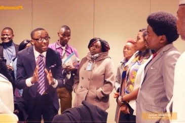 Des participants au Forum de la Jeunesse des Nations Unies, qui s’est tenu à New York en janvier de cette année. Photo: Afrique Renouveau/Ihuoma Atanga