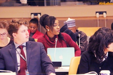 Participants at the ECOSOC 2017 Youth Forum's breakout session on Africa