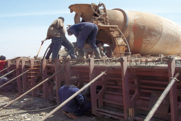 Work on the LAPSSET highway in progress near Turbi in Kenya. The road will connect Kenya with Ethiopia. Photo: Wanjohi Kabukuru